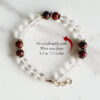 Sphatik and Red sandalwood Bracelet To harmonize the aura around us and remove negative energy