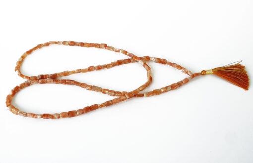 Sunstone Rectangle Beads Necklace - For dispelling fears and phobias