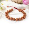 12 Mukhi Rudraksha Surya Bracelet - Silk Thread