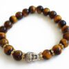 Tiger Eye Buddha Bracelet for good luck, and brings prosperity