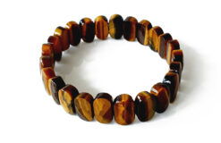 Tiger Eye Faceted Bracelet - For enhances integrity and willpower