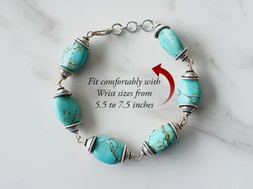 Turquoise Bracelet - For enhancing communication, expression and creativity