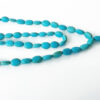 Turquoise Oval Bead Necklace - For courage and confidence