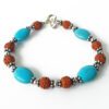 Turquoise Oval Bracelet - For love and communication