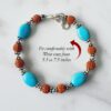 Turquoise Oval Bracelet - For love and communication