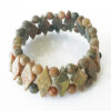 Unakite Beads Bracelet