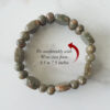 Unakite Round Bracelet - For attune to the healing and renewing energies of earth