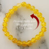 Yellow Agate Bracelet - To bring serenity, clarity, creativity and energy