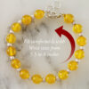 Yellow Agate Bracelet - To bring happiness, hope, clarity and creativity