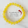 Yellow Jade Bracelet - To provide energy, stamina and attract happiness