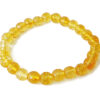 Yellow Citrine Faceted Bead Bracelet - To manifest goals and attracts abundance