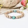 Amazonite and Tulsi beads Bracelet To Attracts new opportunities and prosperity