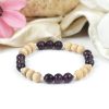 Amethyst and Tulsi beads Bracelet to enhance intuition