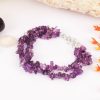 Amethyst Uncut Beads Bracelet