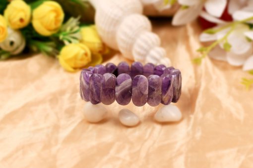 Amethyst Faceted Bracelet