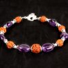 Amethyst Oval Bracelet - 7mm