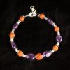 Amethyst Oval Bracelet - 7mm