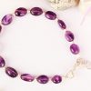 Amethyst Oval Bracelet - To enhance intuition and creativity