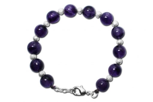 Amethyst Round Bracelet