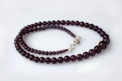 Amethyst Round Necklace - To absorb negative energy while emitting positive energy