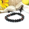 Black Agate and Red sandalwood Bracelets To Brings good luck and divine grace