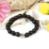 Black Agate with Buddha Bracelet To Brings good luck and tranquility