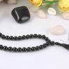 Black Onyx Round Necklace Mala For strength and stamina