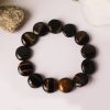 Black Tiger Eye Round Bracelet