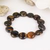 Black Tiger Eye Round Bracelet