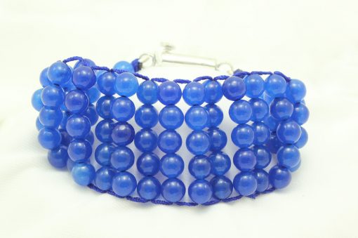 Blue Agate Multi Beads Bracelet