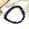 Round Blue Sapphire Stone Bracelet