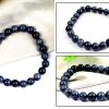 Round Blue Sapphire Stone Bracelet