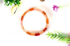 Carnelian Bracelet - Faceted Beads - For Sacral Chakra