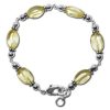 Citrine Oval Bracelet - To attracts abundance and personal power