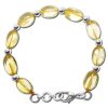 Citrine Oval Bracelet - D4 - For confidence and self-discipline