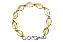 Citrine Oval Bracelet - D4 - For confidence and self-discipline