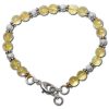 Citrine Round Bracelet - D1 - To ward off the risk to injury or attack