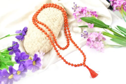 Coral Necklace Mala