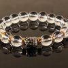 Crystal Buddha Bracelet for harmonize the aura around us and remove negative energy