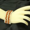 Crystal Rudraksha wrist mala - For peace of mind and coolness to the body