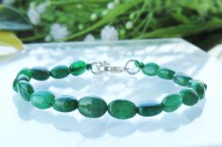 Emerald Bracelet for Strength and Power