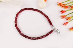 Garnet Faceted Bracelet To enhance self-esteem