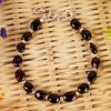 Garnet Oval beads bracelet To dispels sense of insecurity