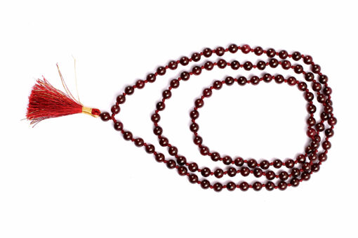 Garnet Necklace Mala - For inspires love, passion and devotion