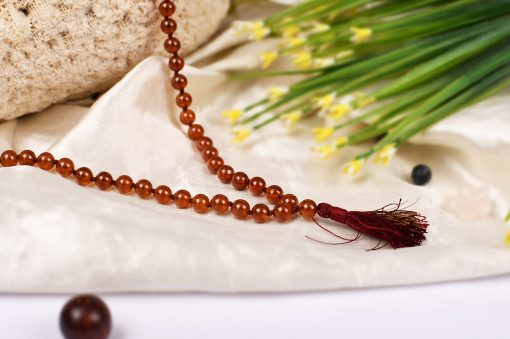 Gomed Round Necklace Mala