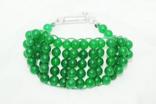 Green Agate Multi Beads Bracelet