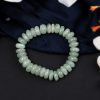 Green Aventurine Bracelet - Elliptical beads To Enhances inner strength and confidence