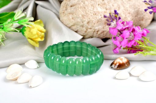 Green Jade Bracelet for emotional balance and stability