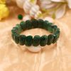 Green Jade Faceted Bracelet - II