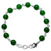 Green Onyx Round Bracelet - To relieves stress and for spiritual growth